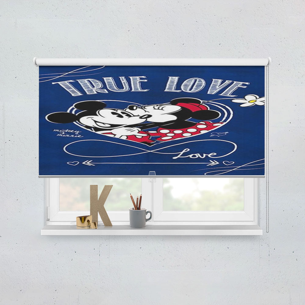True Love Mickey & Minnie Window Roller Blinds Shades