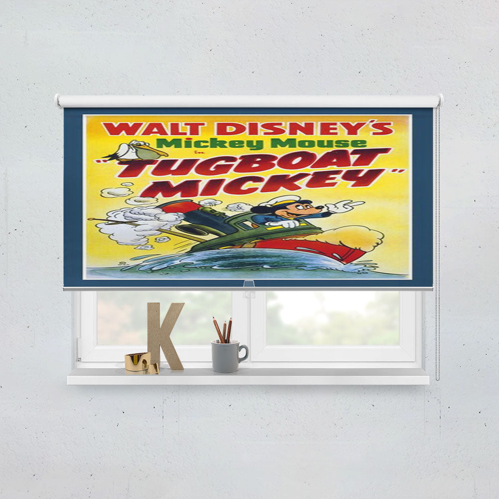 Tugboat Mickey Classic Poster Window Roller Blinds Shades