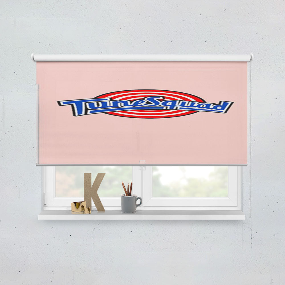 Tune Squad Logo Space Jam Michael Jordan Hipster Window Roller Blinds Shades