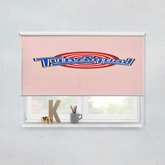 Tune Squad Logo Space Jam Michael Jordan Hipster Window Roller Blinds Shades