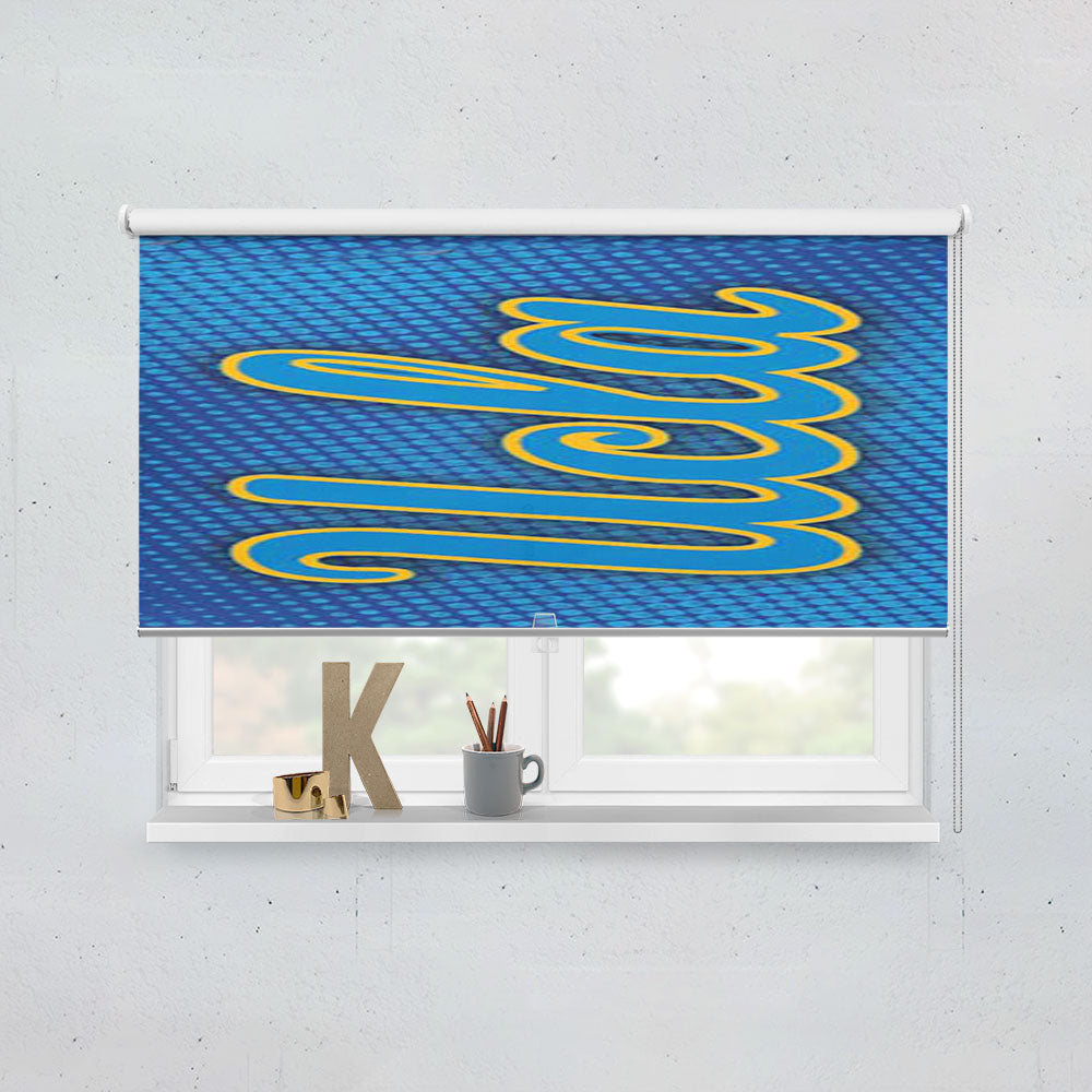 Ucla Bruins Halftone Blue Window Roller Blinds Shades