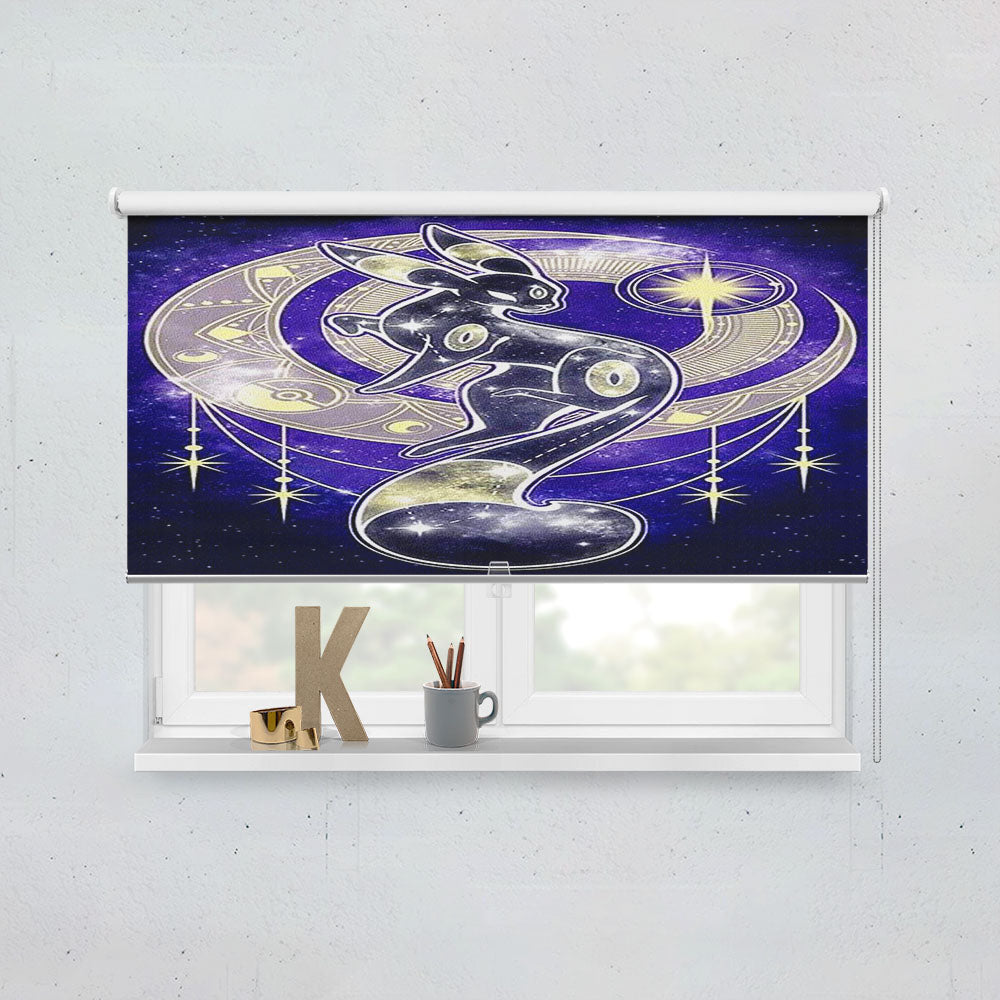 Umbreon Pokemon Black Moon Poster Window Roller Blinds Shades