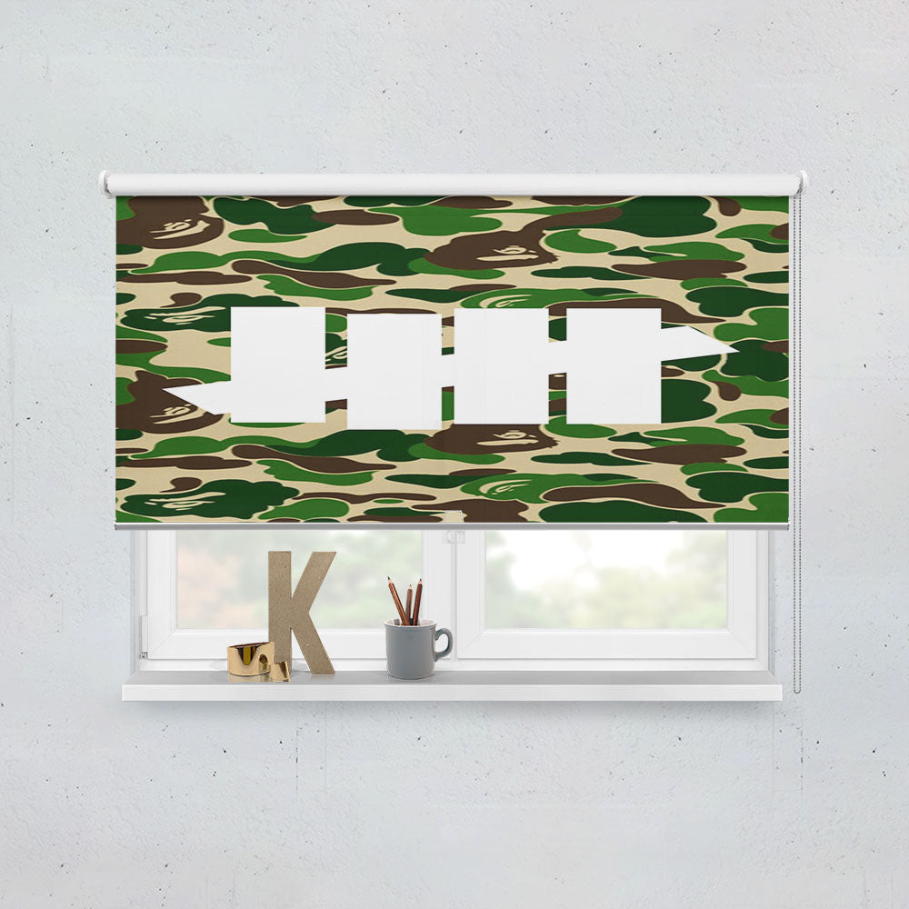 Undefeated Bape Shark Window Roller Blinds Shades