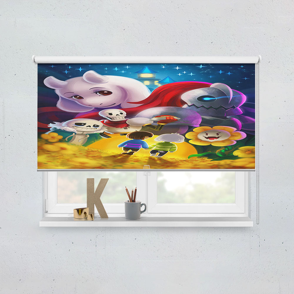 Undertale Best Game Artwok Window Roller Blinds Shades