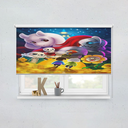 Undertale Best Game Artwok Window Roller Blinds Shades