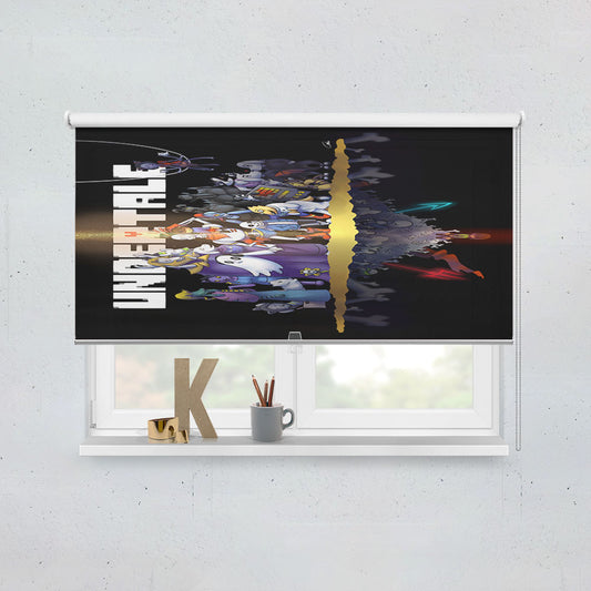 Undertale Characters Minecraftt Window Roller Blinds Shades