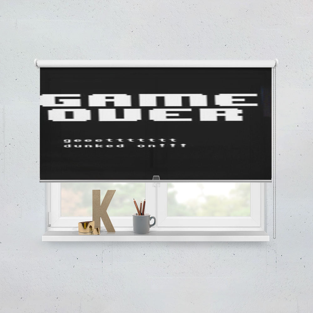 Undertale Game Over Get Dunked On Window Roller Blinds Shades