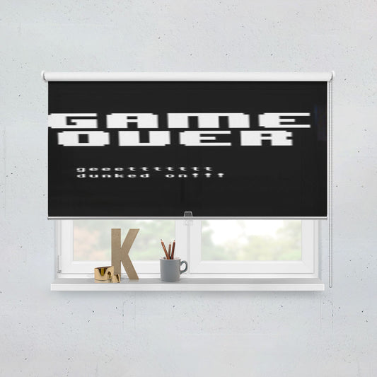 Undertale Game Over Get Dunked On Window Roller Blinds Shades
