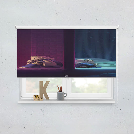 Undertale Sans And Toriel Window Roller Blinds Shades