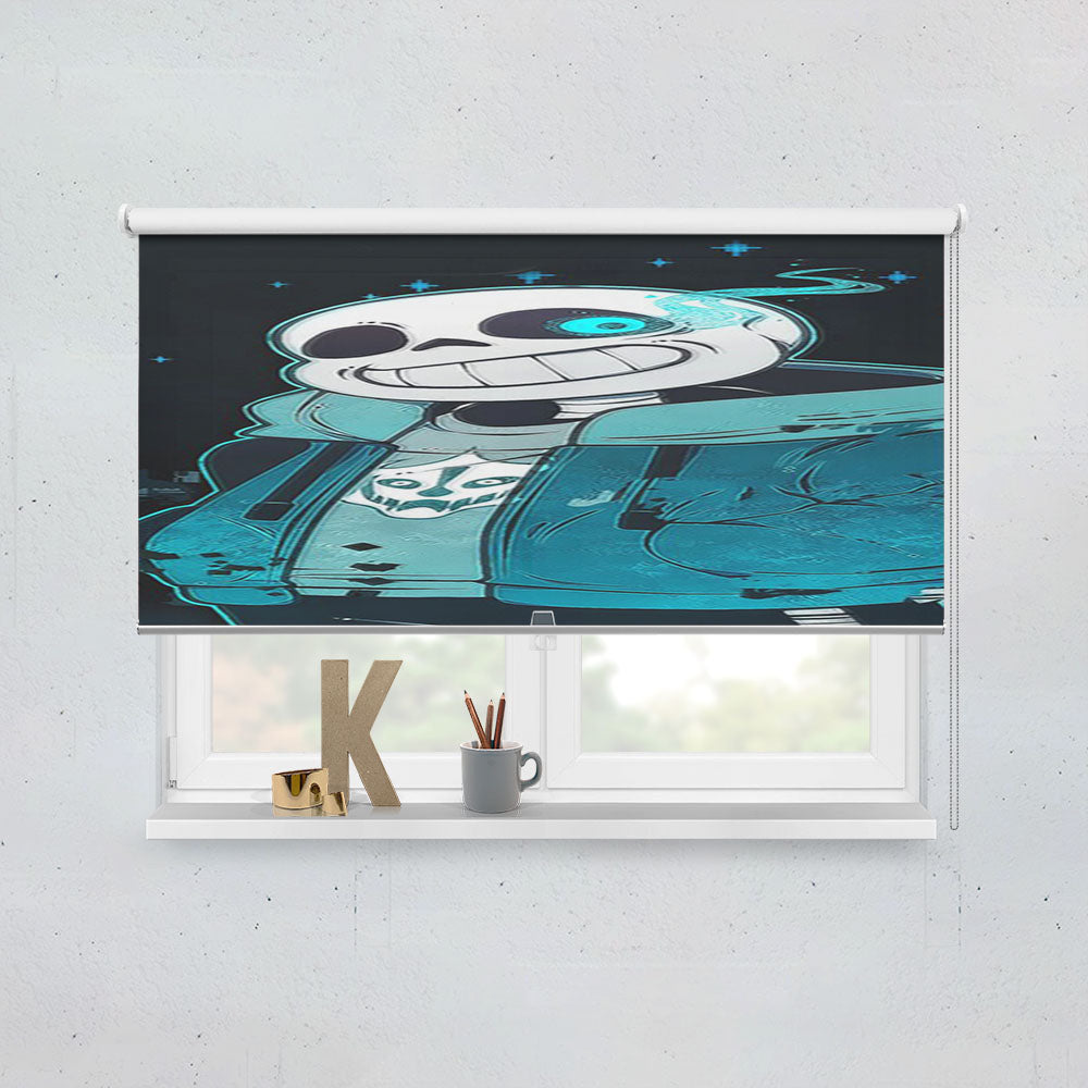 Undertale Sans Window Roller Blinds Shades
