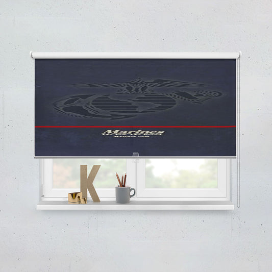 Us Marine Corps Icon Window Roller Blinds Shades