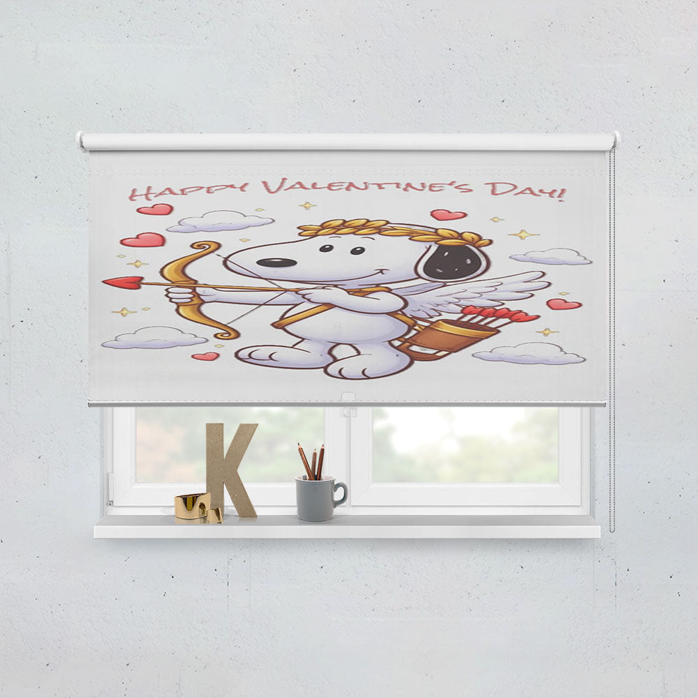 Valentine Cupid Snoopy Window Roller Blinds Shades