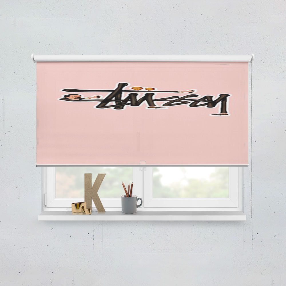 Vintage Stussy Logo Window Roller Blinds Shades