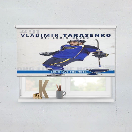 Vladimir Tarasenko St Louis Blues Hockey Window Roller Blinds Shades