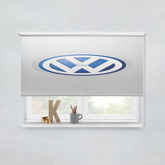 Volkswagen Logo Window Roller Blinds Shades