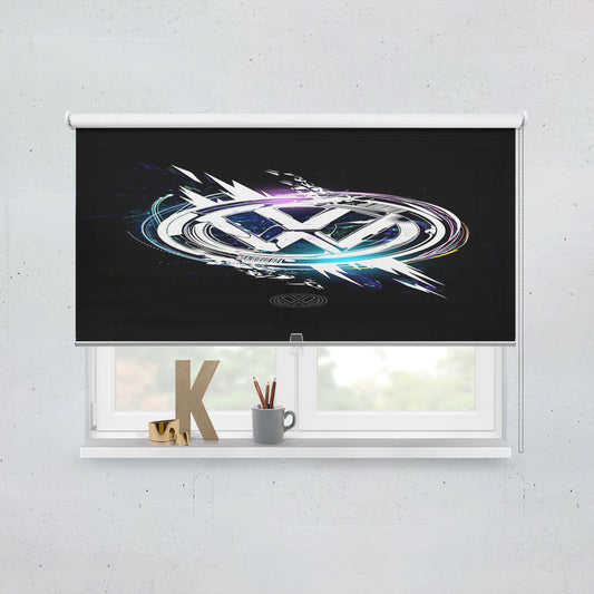 Vw Logo Wallpaper Window Roller Blinds Shades
