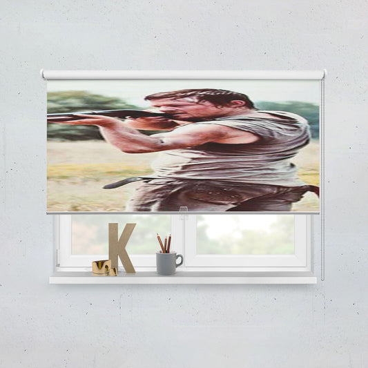 Walking Dead Daryl Shotgun Window Roller Blinds Shades