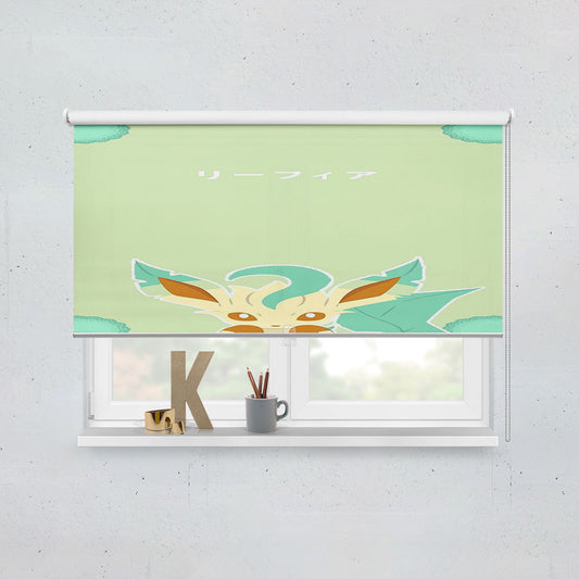 Wallpaper Pokemon Leafeon Art Window Roller Blinds Shades