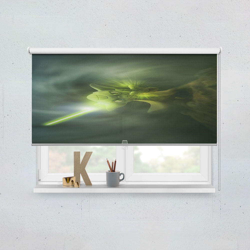 Wallpaper Star Wars Yoda Art Window Roller Blinds Shades