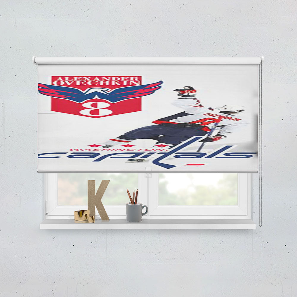 Washington Capitals Alex Ovechkin Window Roller Blinds Shades