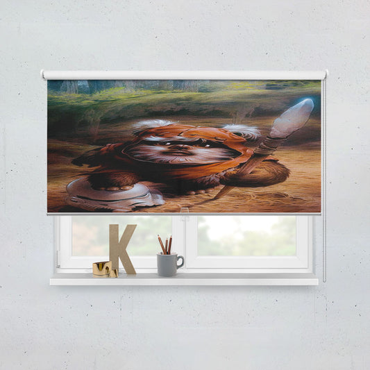 Wicket Ewok Jedi Star Wars Window Roller Blinds Shades