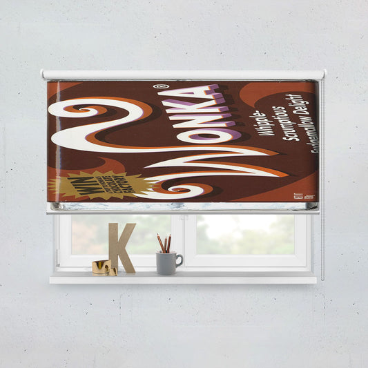 Wonka Chocolate  Window Roller Blinds Shades