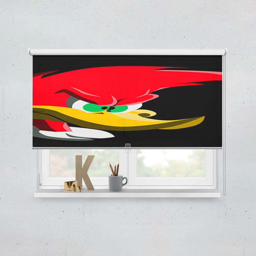 Woody Woodpecker Childhood Cartoon Fanart Window Roller Blinds Shades