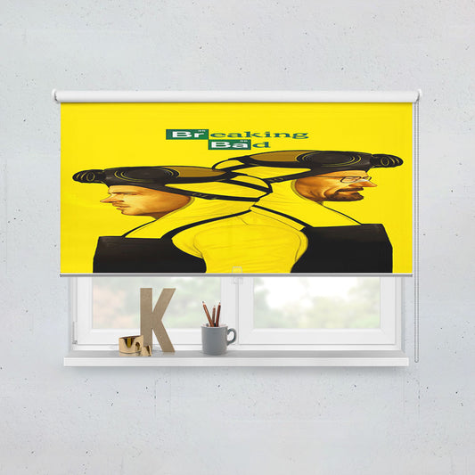 Yellow Breaking Bad Window Roller Blinds Shades