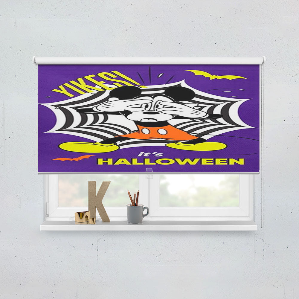 Yikes! It’S Halloween Mickey Window Roller Blinds Shades