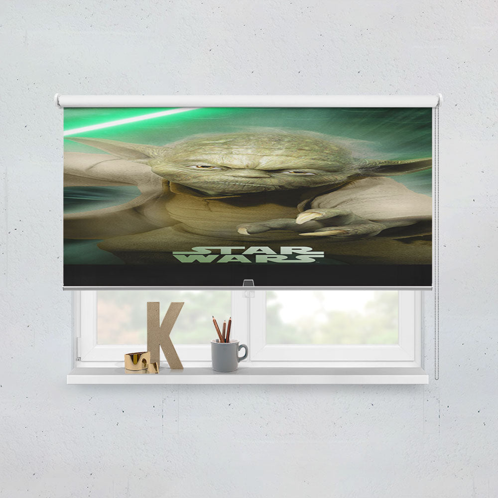 Yoda Star Wars Window Roller Blinds Shades