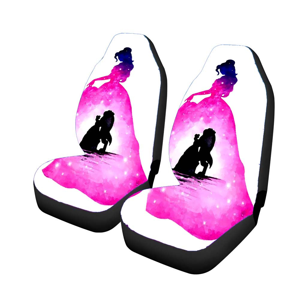 Beauty And The Beast Disney Watercolor Car Seat Covers