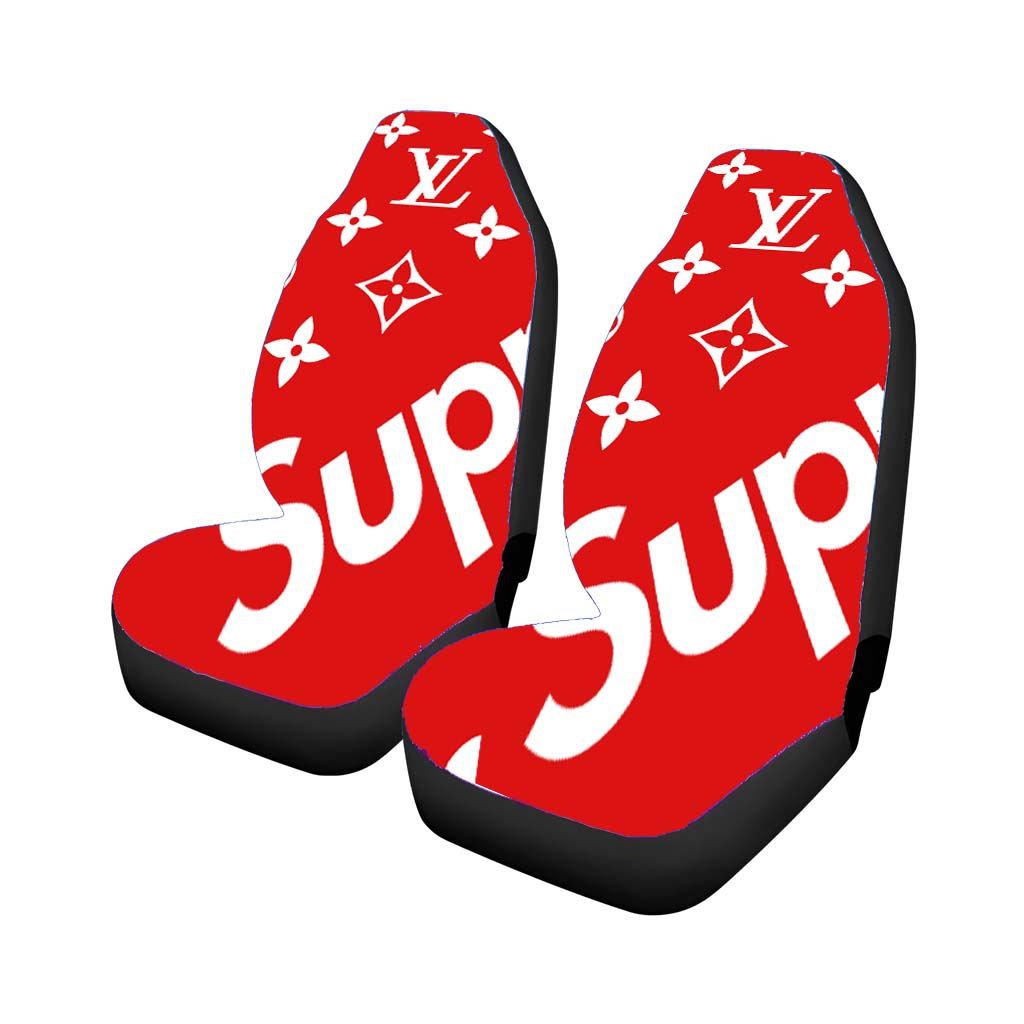 Big Supreme Louis Vuitton Car Seat Covers