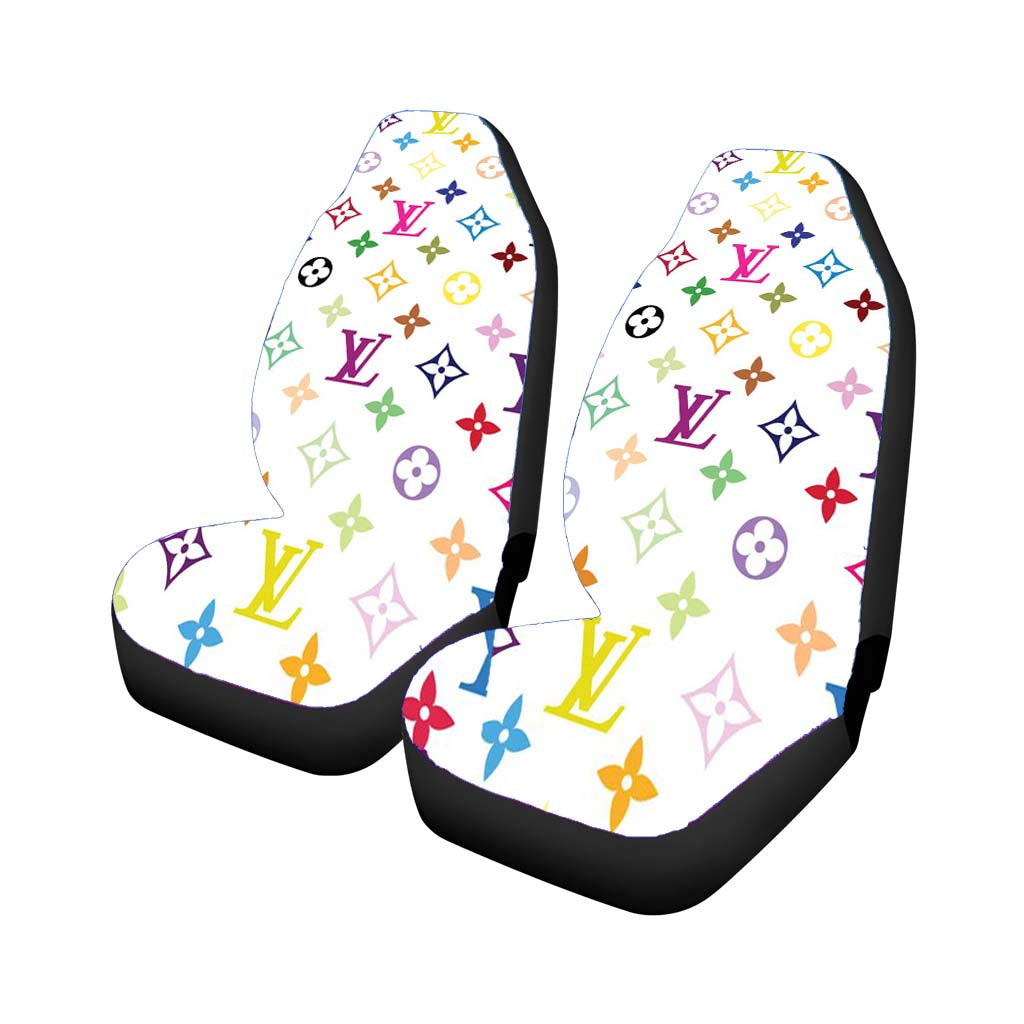 Rainbow Supreme X Louis Vuitton Car Seat Covers