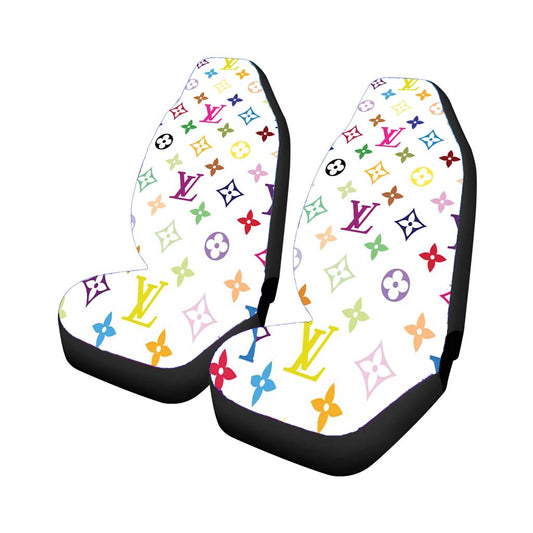 Car Seat Cover Rainbow Supreme X Louis Vuitton Universal Fit