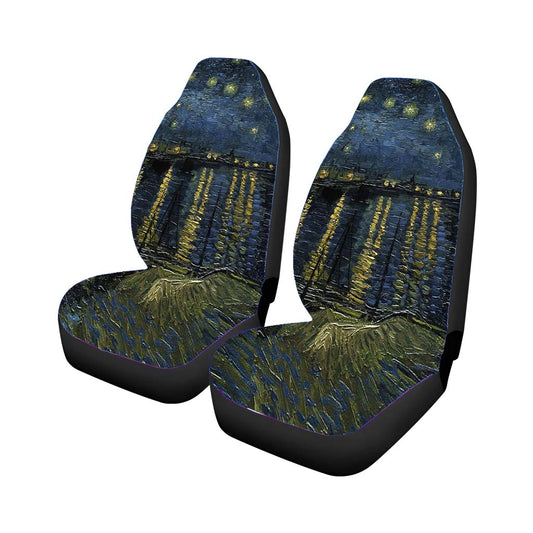 Car Seat Cover Starry Night Van Gogh Universal Fit