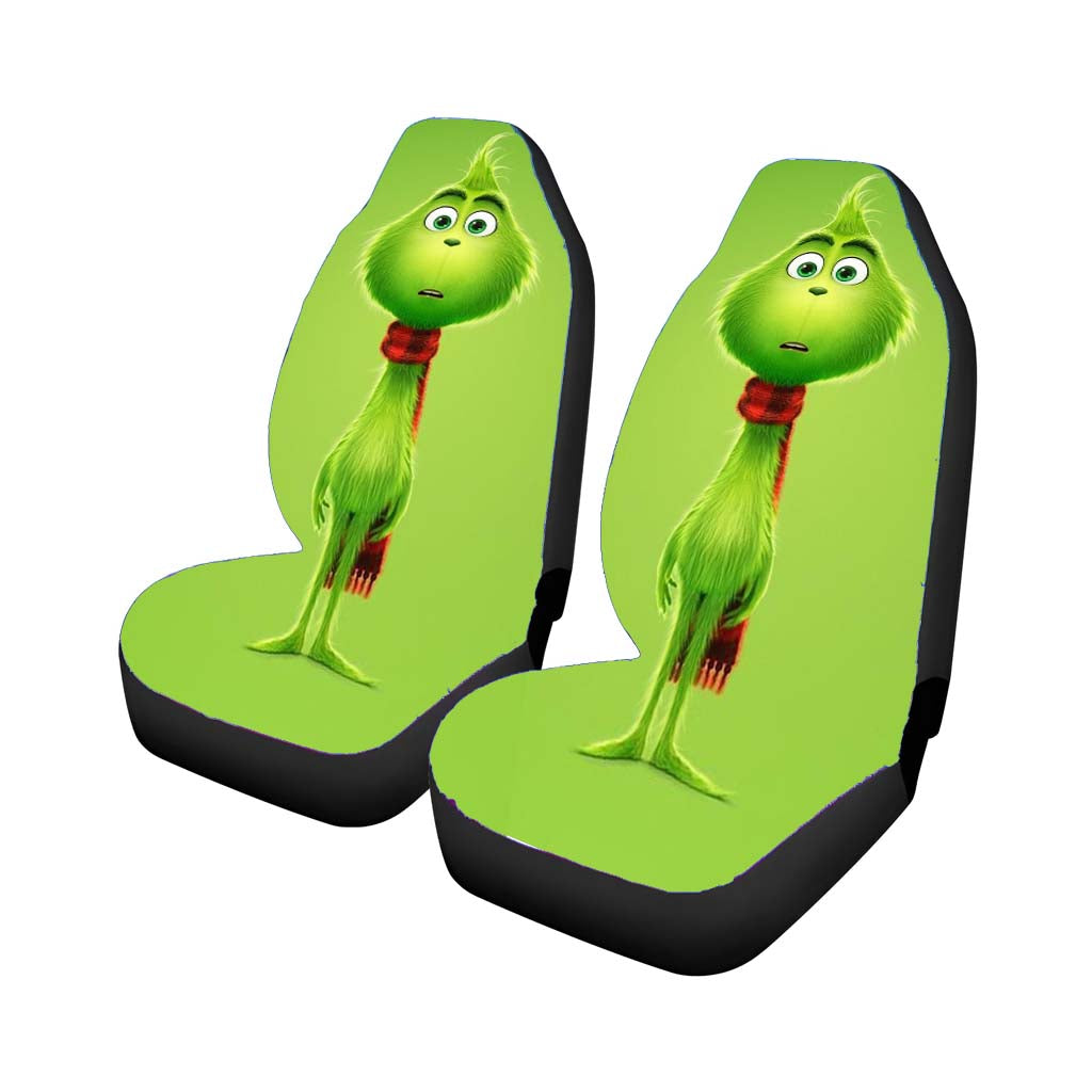 The Grinch Looking Down On Whoville Car Seat Covers