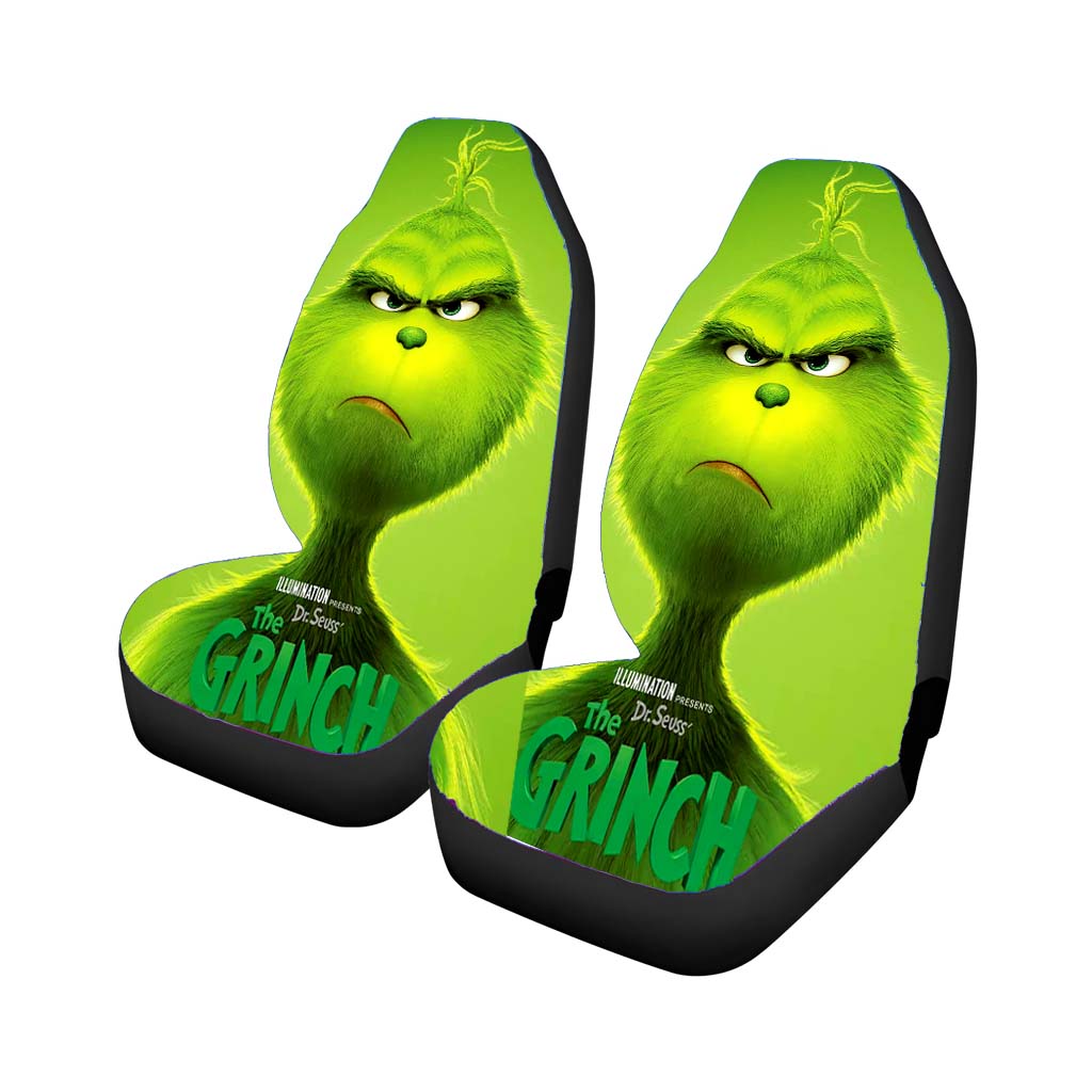 The Grinch Poster Car Seat Covers