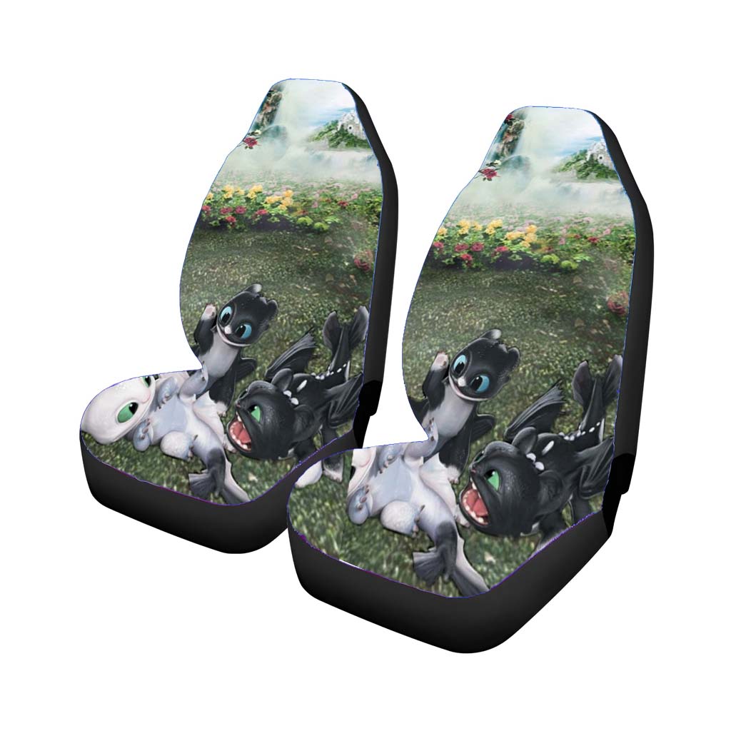 Toothless Babies In The Garden Car Seat Covers