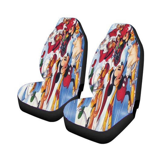 Car Seat Cover Walt Disney Christmas All Character Design Universal Fit