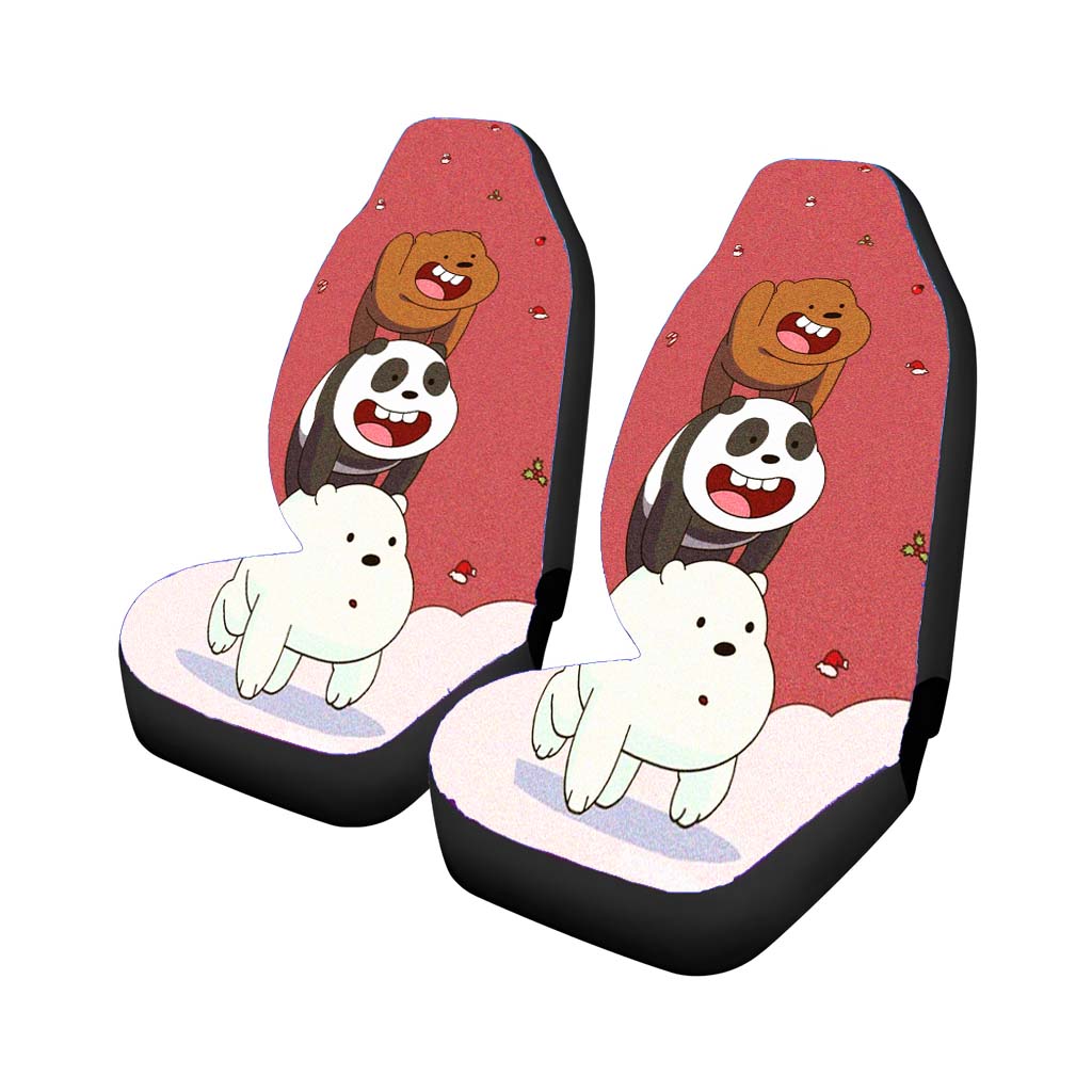 We Bare Bears Christmas Car Seat Covers