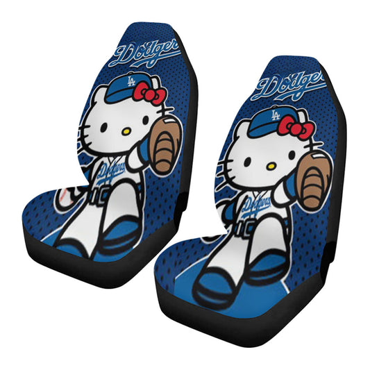 Hello Kitty La Dodgers Car Seat Covers