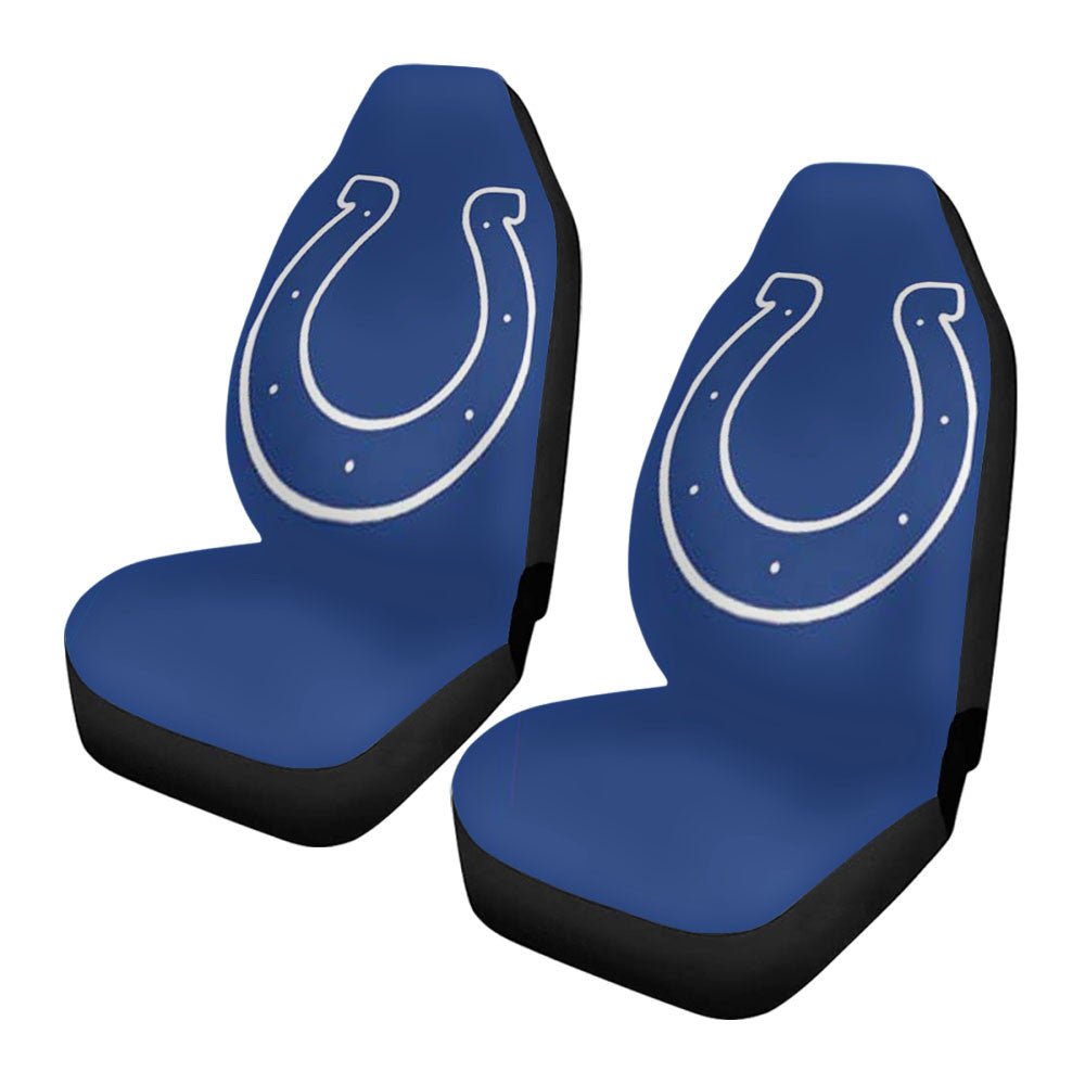 Indy Colts Logo Blue Car Seat Covers