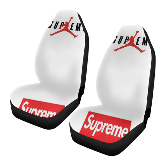 Jordan Supreme White Car Seat Covers