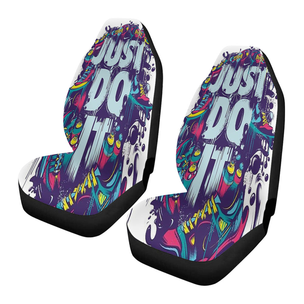 Just Do It Art Car Seat Covers