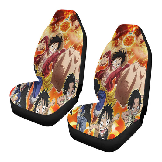 Kid Luffy Sabo And Ace One Piece Characters Car Seat Covers