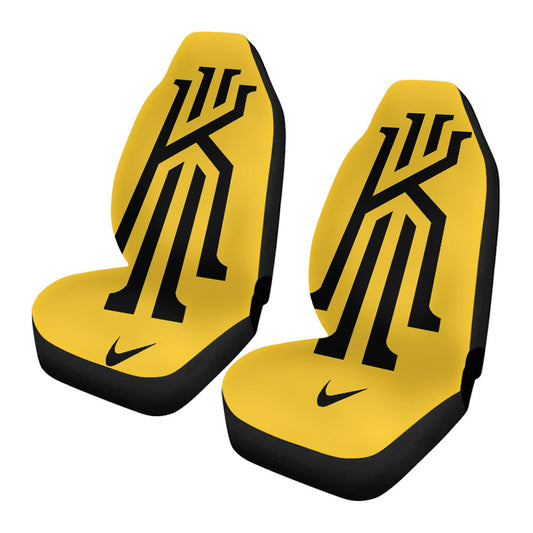 Kyrie Irving Nike Yellow Black Logo Car Seat Covers