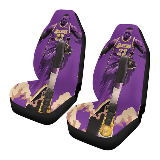 Lakers 23 Purple Team Car Seat Covers
