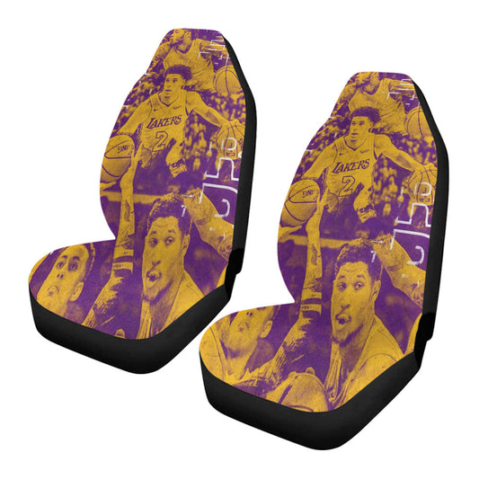 Lakers Vintage Photo Team Match Car Seat Covers