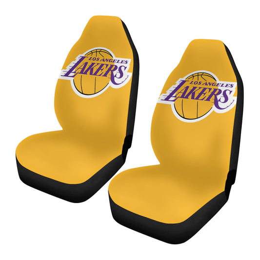 Los Angeles Lakers Logo Orange Car Seat Covers