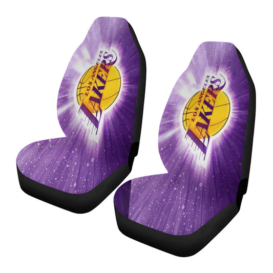 Los Angeles Lakers Purple Galaxy Car Seat Covers